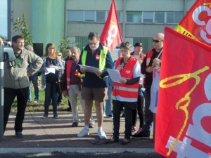 Prise de parole de Monique, déléguée CGT